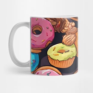 Bakery Delights: Sweet Temptations Cartoon Mug